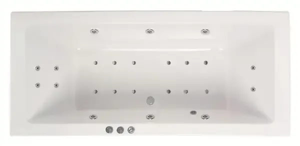 Lambini Designs Cube Bubbelbad 190x90cm 6+4+2 hydro en 12 aero jets Rechtstreeks Van De Fabrikant