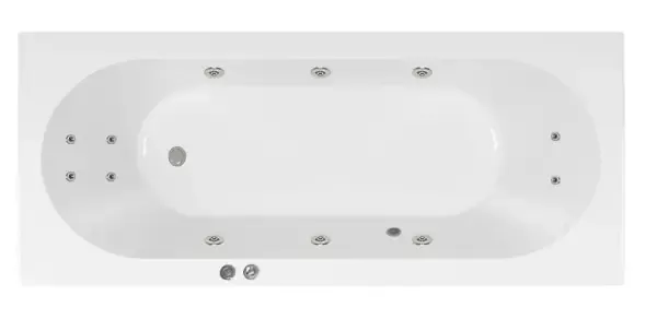 Villeroy en Boch O.novo Bubbelbad 160x70cm 6+4+2 hydro jets Beperkte Voorraad