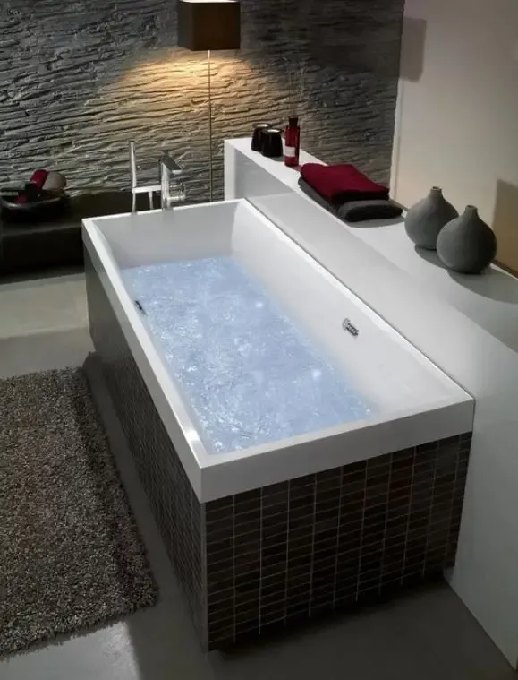 Villeroy en Boch Squaro Bubbelbad 180x80cm 6+4+2 hydro jets Betrouwbaar