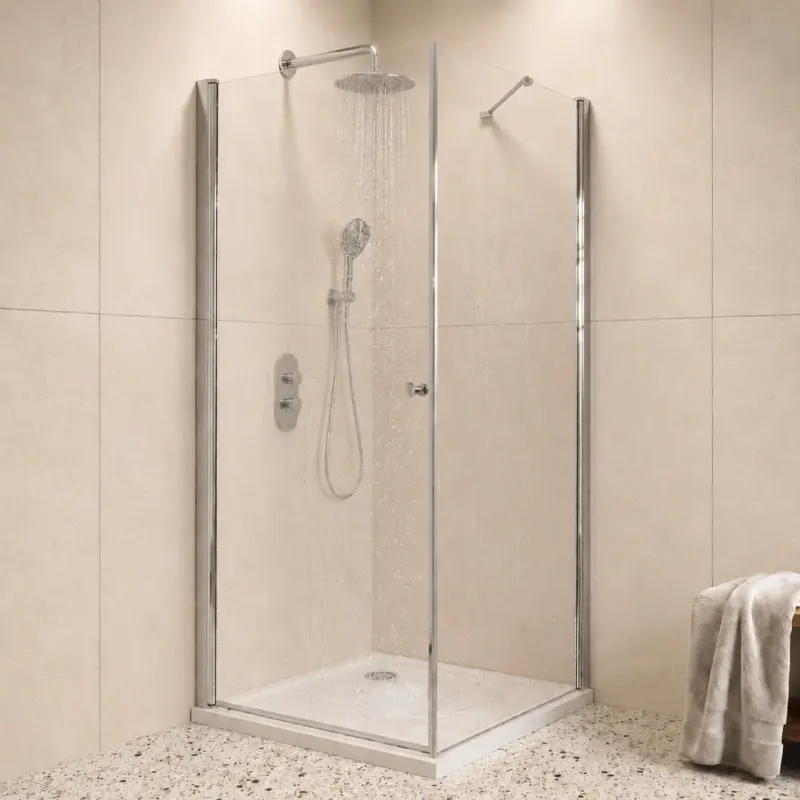 Saniclear Swing douchecabine 80x80 vierkant Lage Prijs