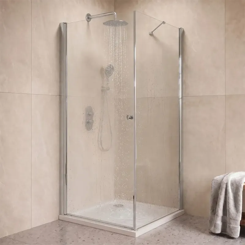 Saniclear Swing douchecabine 90x90 vierkant Gereduceerde Prijs