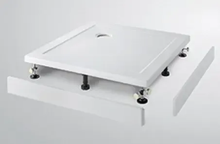 Saniclear Dura douchebak 90x90cm vierkant met paneel wit Beste Prijs