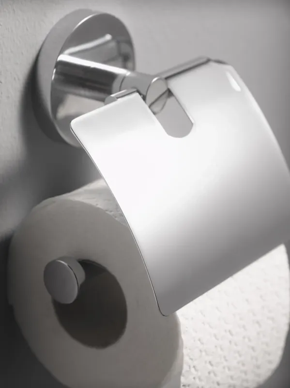 Exclusieve Aanbieding Haceka Pro2000 Toiletrolhouder met klep chroom