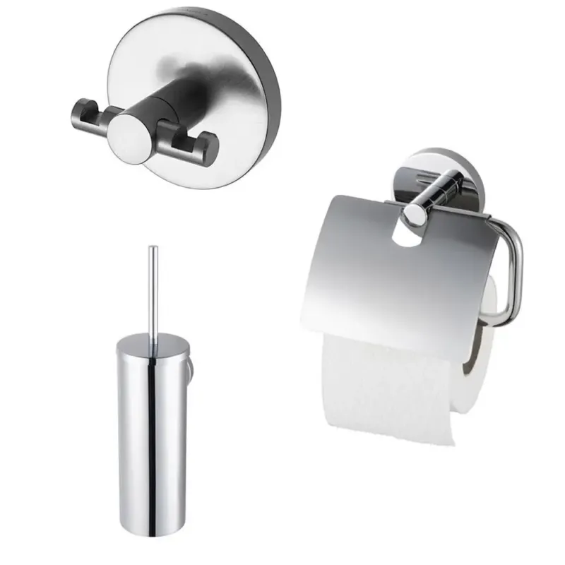 Express Levering Haceka Pro2000 Toiletset chroom
