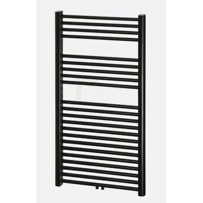 Flitsaanbieding Haceka Gobi design radiator 111x59cm zwart, 6 punts