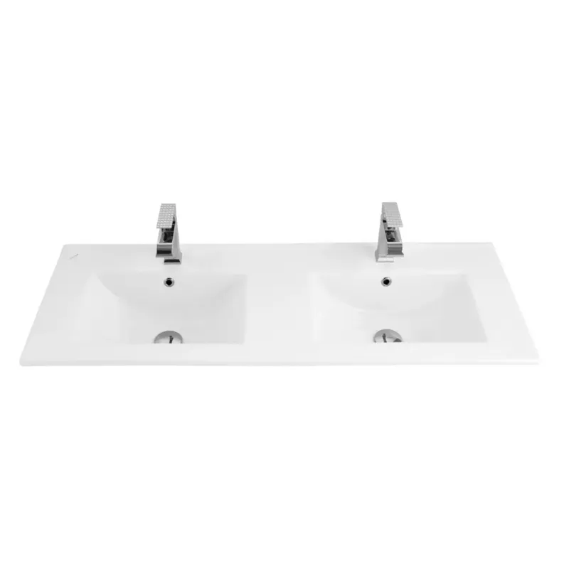 SaniGoods dubbel Veroni/Sally wastafel 120cm Weekendaanbieding
