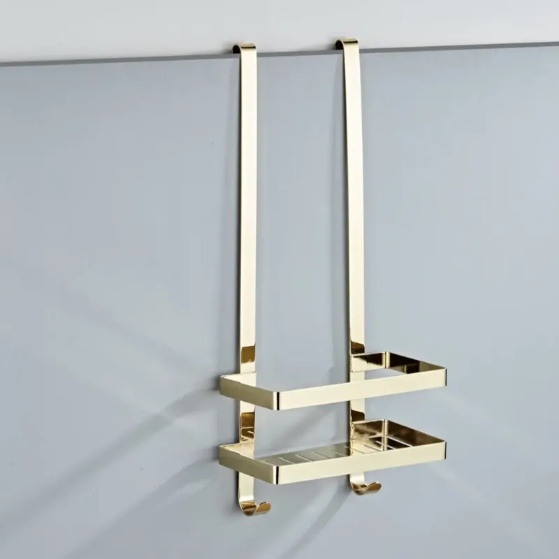 Weekendaanbieding Saniclear Dorado doucherek / shampoohouder 52cm goud