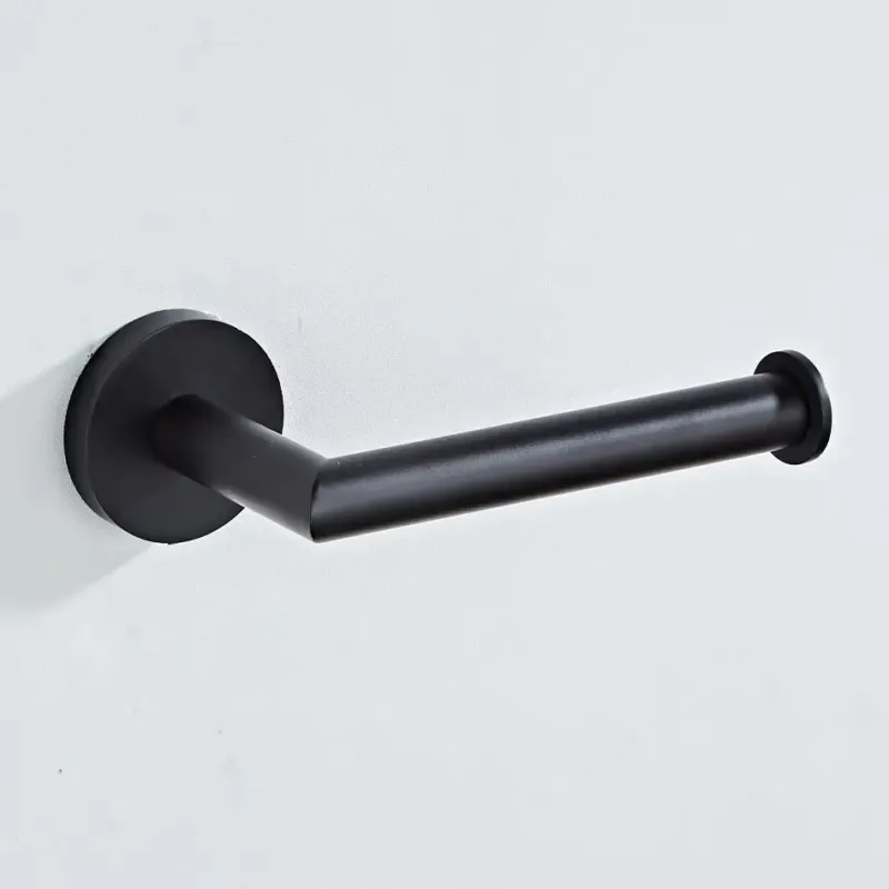 Bestel Nu Saniclear Nero toiletrolhouder mat zwart