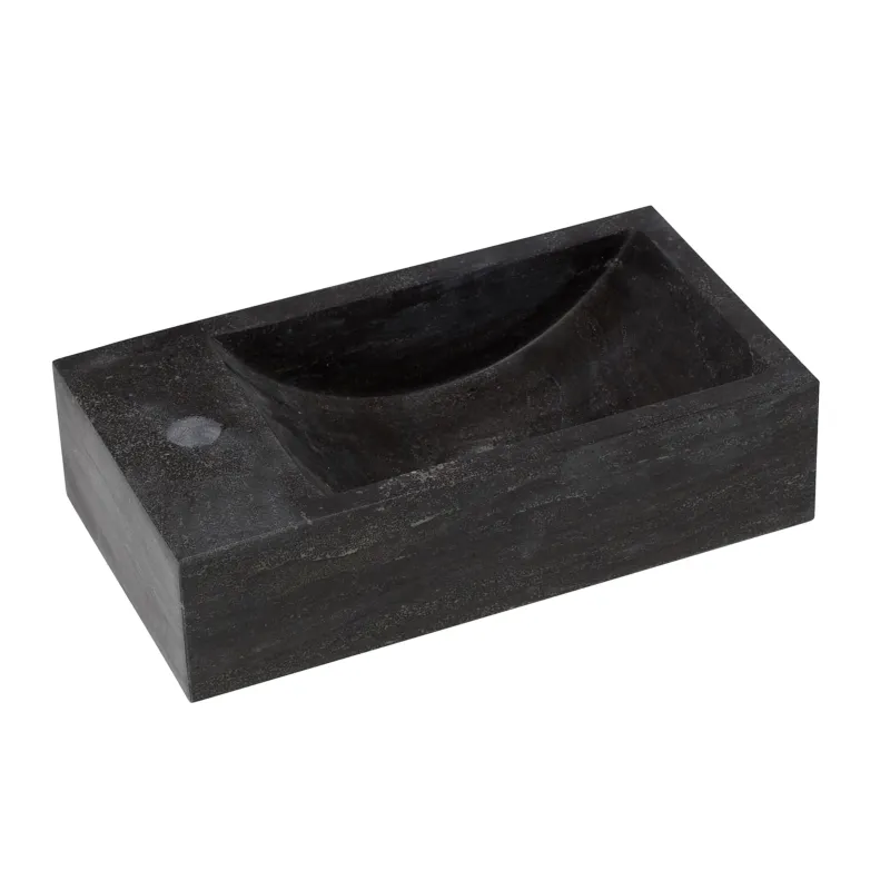 Snelle Levering Mueller natuursteen fontein met kraangat links 40x22x10cm