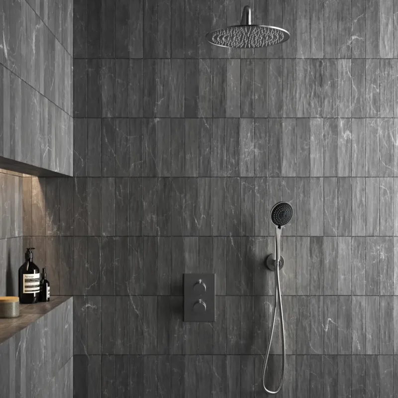 Hoge Kwaliteit Saniclear Exclusive volledig 304 RVS inbouw regendouche 20cm met 3 standen handdouche wandmontage