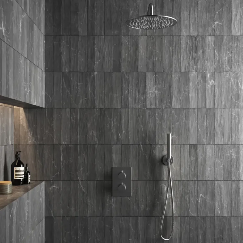 Saniclear Exclusive volledig 304 RVS inbouw regendouche 30cm met staaf handdouche wandmontage Actieprijs