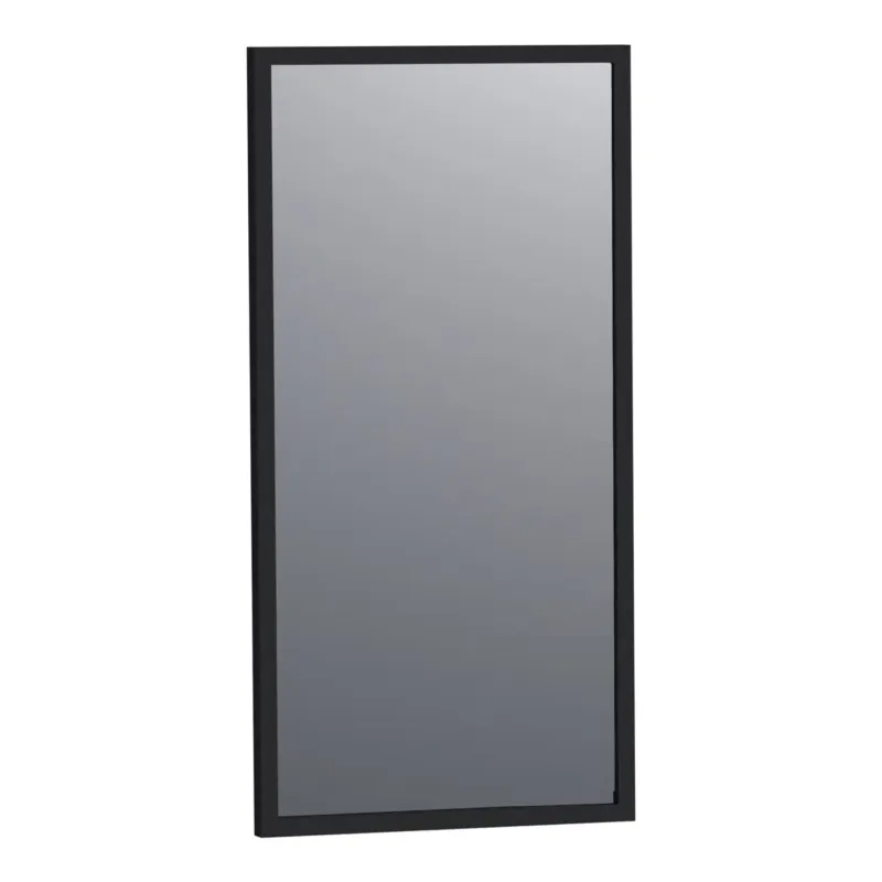 Weekendaanbieding Brauer Onyx rechthoekige spiegel 40x80cm zwart geborsteld