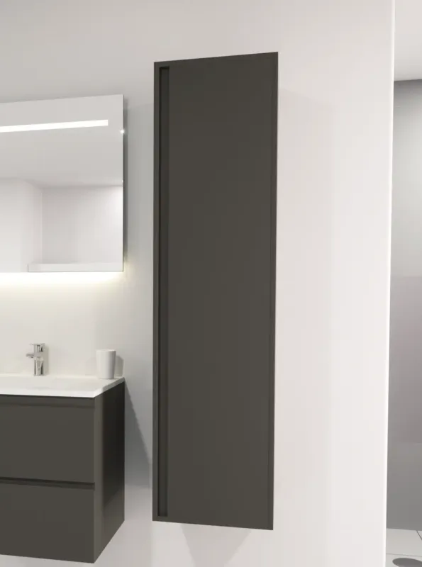 Tijdelijk Beschikbaar SaniGoods Sally Kolomkast 135cm Grijs Mat