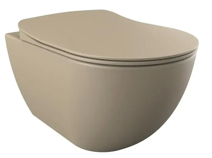 Bestel Nu Sanigoods Alpha Rimless randloos wandcloset mat cappuccino met sproeier
