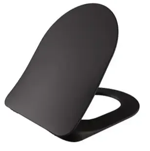 Sanigoods Alpha soft-close toiletzitting mat zwart Weekendaanbieding