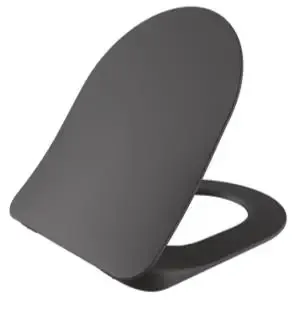 Merkproduct Sanigoods Alpha soft-close toiletzitting mat antraciet