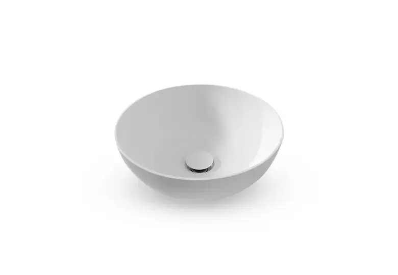 Weekendaanbieding SSI Design Cossato Solid Surface Waskom Rond Ø390x145cm
