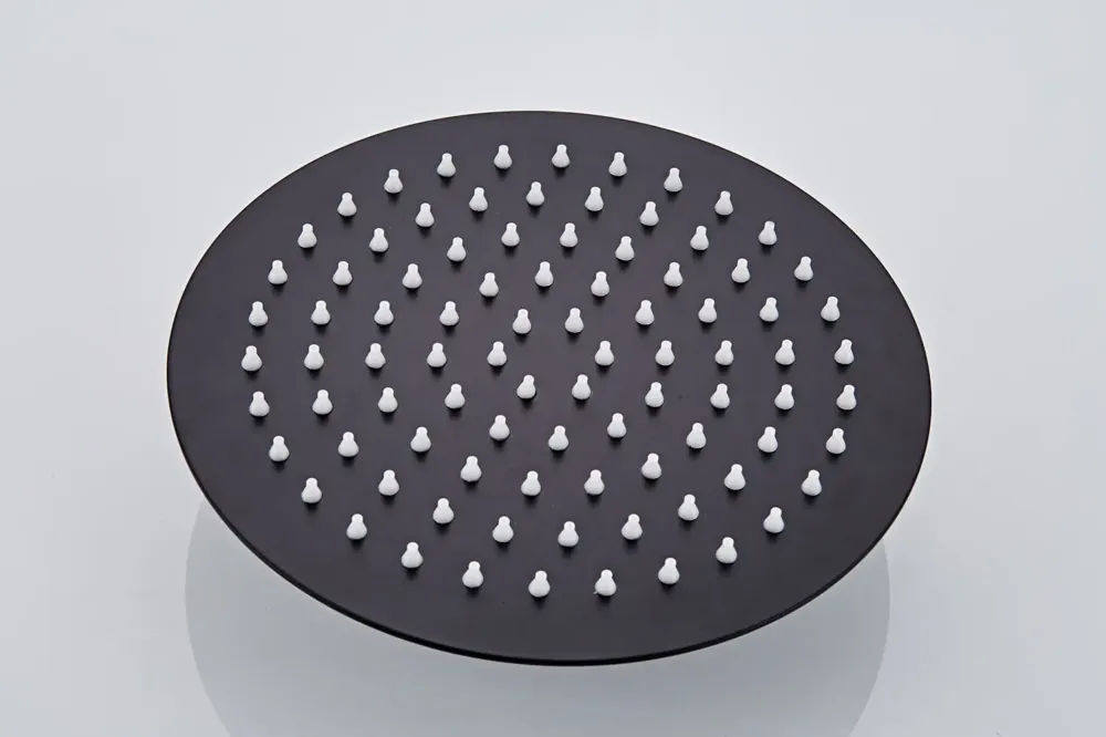 Saniclear Nero hoofddouche 20cm zwart mat Tijdelijk Beschikbaar