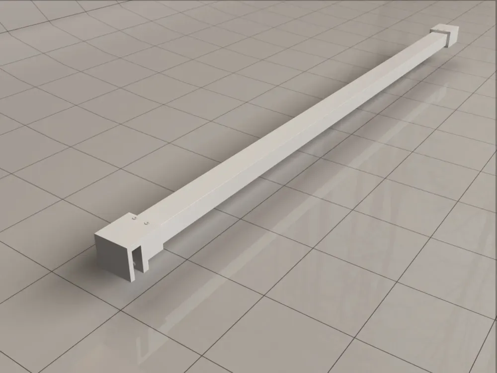 Mueller Slimline stabilisatiestang 120cm wit mat Shop Nu