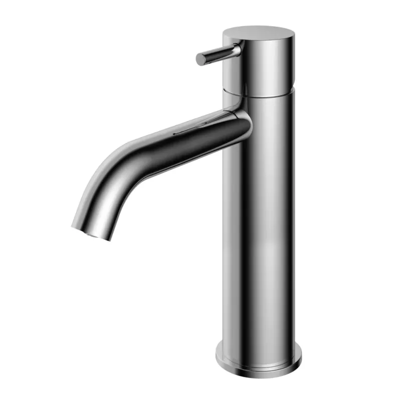 Weekendaanbieding Hotbath Cobber hoge wastafelkraan met gebogen uitloop chroom