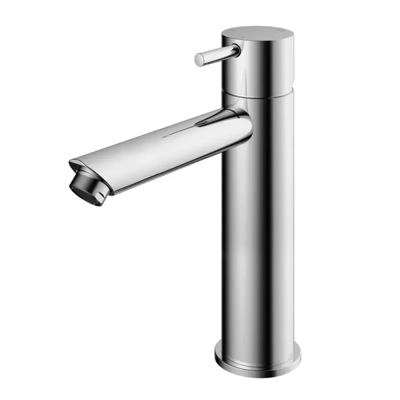 Hotbath Cobber hoge wastafelkraan met rechte uitloop chroom Dagaanbieding