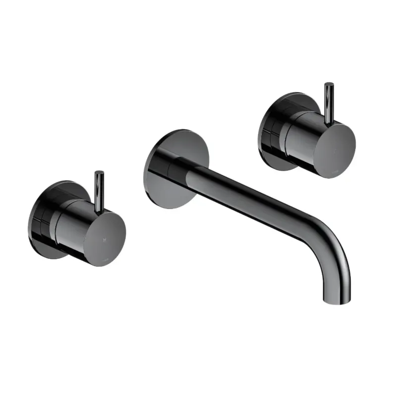 Hotbath Cobber inbouw wastafelkraan 18cm zwart chroom Exclusieve Aanbieding