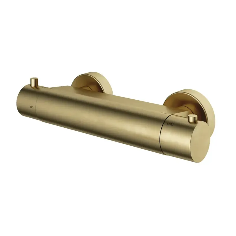 Hotbath Cobber Thermostatische Douchekraan Geborsteld Messing B008 Lage Kosten