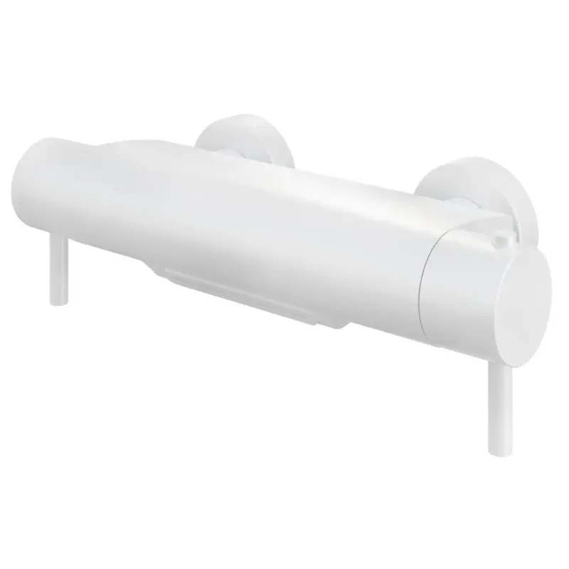 Hotbath Cobber Thermostatische Badmengkraan Cascade Uitloop Wit Mat B021 Snelle Levering