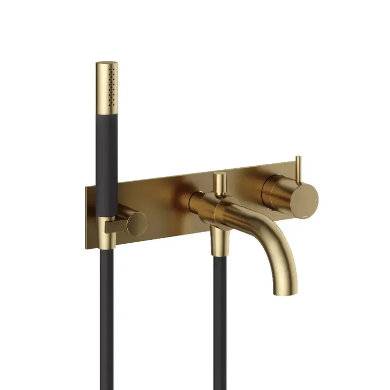 Weekendaanbieding Hotbath Cobber afbouwdeel bad mengkraan geborsteld messing