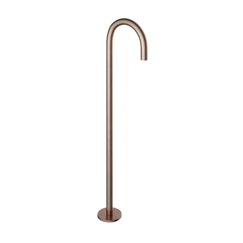 Hotbath Cobber Vrijstaande Baduitloop Geborsteld Koper PVD CB076 Must-Have