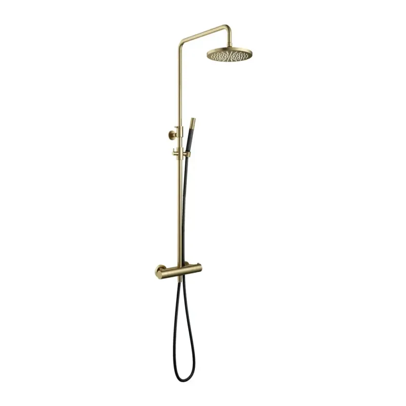 Hotbath Cobber Thermostatische Regendouche Doucheset Geborsteld Messing SDS9 Laatste Kans