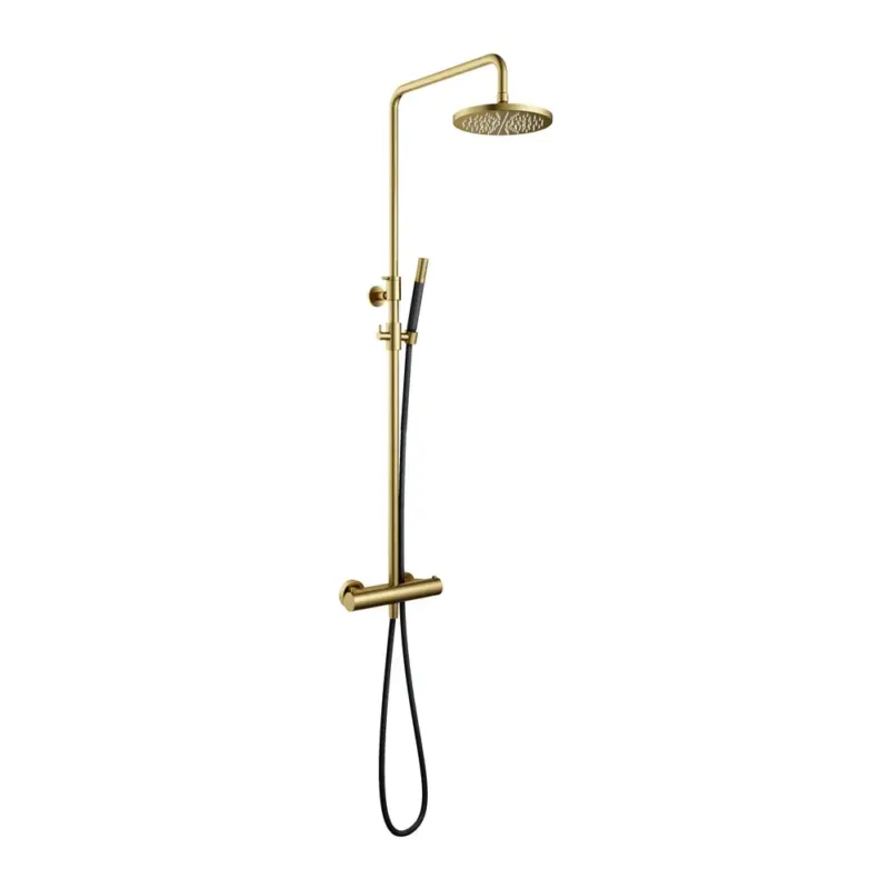 Hotbath Cobber Thermostatische Regendouche Doucheset Geborsteld Messing PVD SDS9 Meest Verkocht