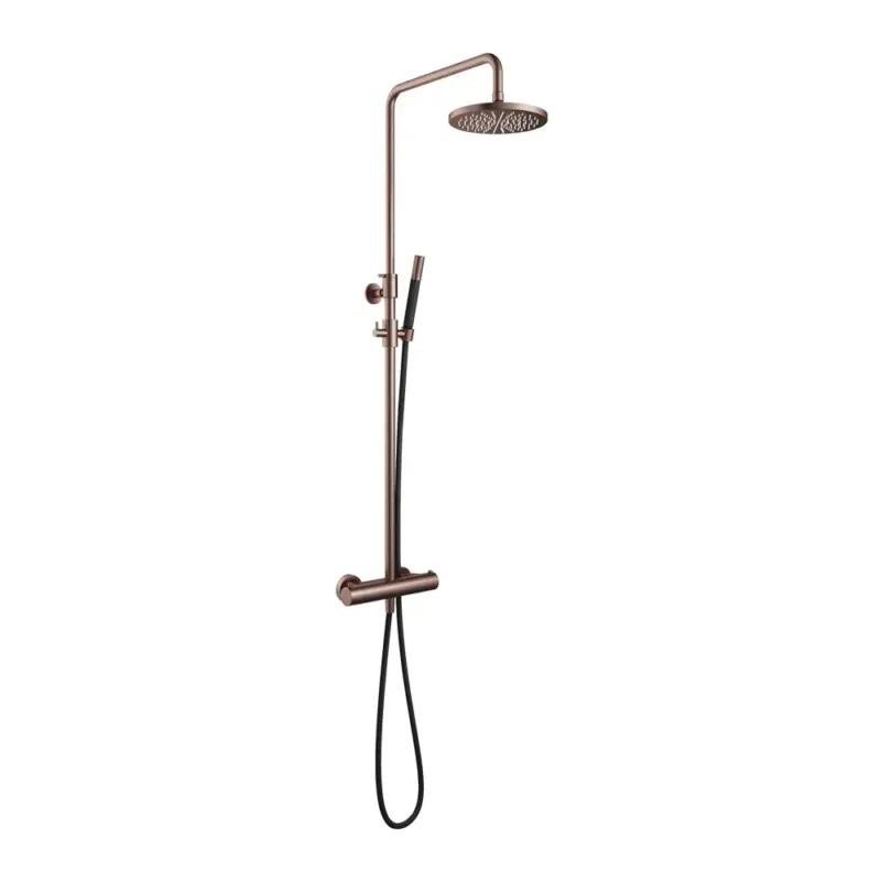 Hotbath Cobber Thermostatische Regendouche Doucheset Geborsteld Koper PVD SDS9 Gecertificeerd
