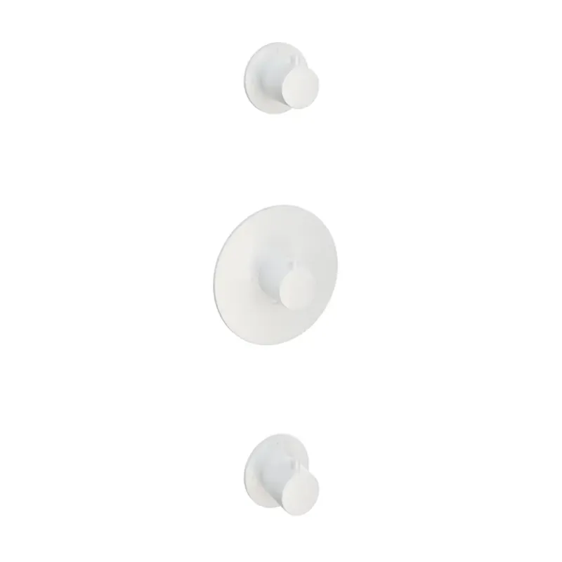 Hotbath Cobber Afbouwdeel Thermostaat met 2 stopkranen Wit Mat CB007 Goedkoop