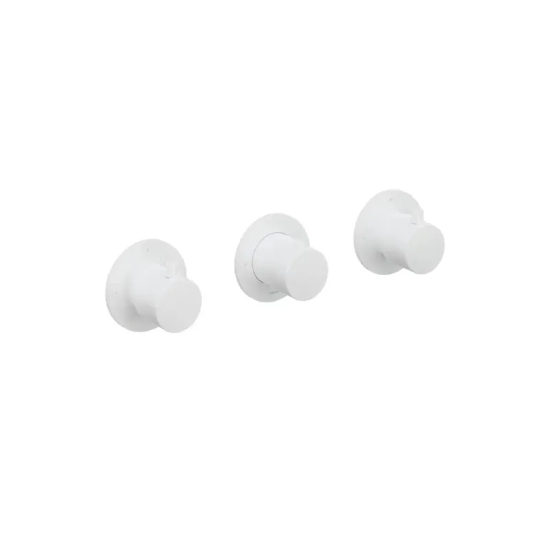 Direct Beschikbaar Hotbath Cobber afbouwdeel Inbouw Douche Thermostaat Horizontaal Wit Mat CB7067