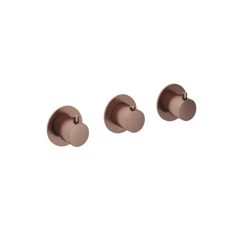 Bestseller Hotbath Cobber afbouwdeel Inbouw Douche Thermostaat Horizontaal Geborsteld Koper PVD CB7067