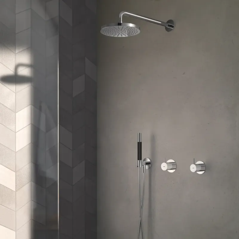 Hotbath Cobber Complete Douche Mengkraan Inbouwset Chroom IBS21 Direct Verzonden