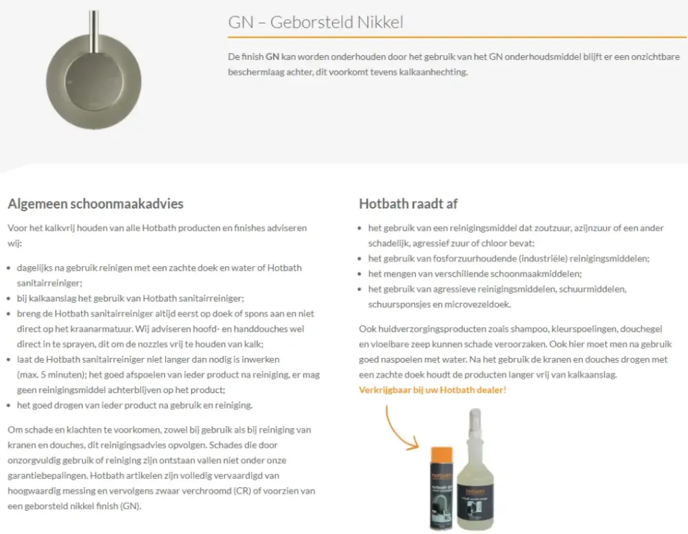 Koop Vandaag Hotbath Cobber Complete Thermostatische Douche Inbouwset Geborsteld Nikkel IBS23