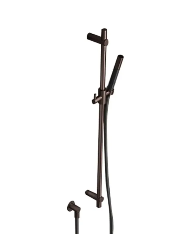 Snelle Levering Hotbath Cobber Glijstang 90cm met handdouche Verouderd Messing