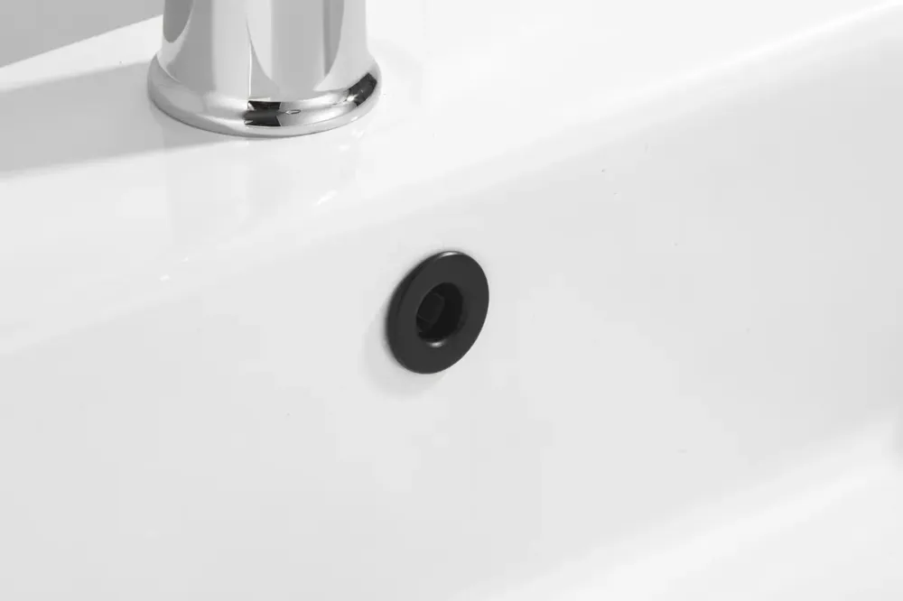 Saniclear Nero overloopring zwart mat Actieprijs