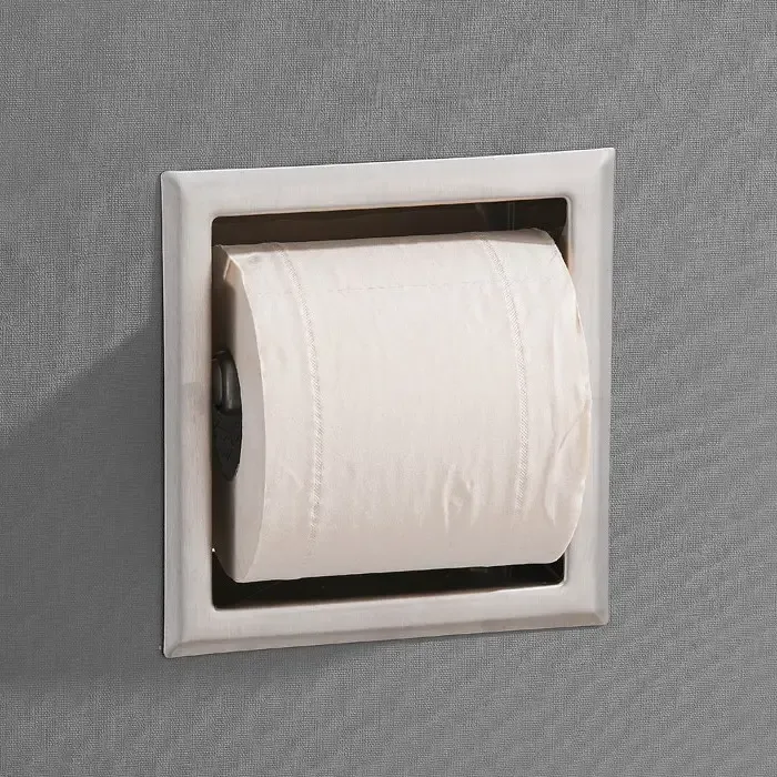Actieprijs Saniclear Exclusive inbouw toiletrol houder zonder klep rvs