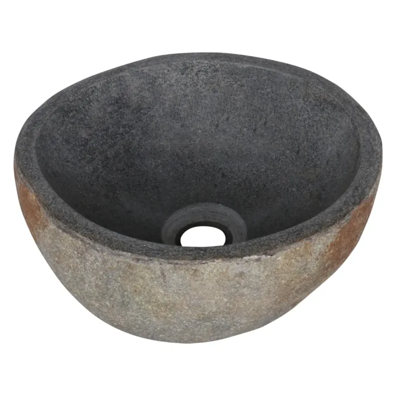 Saniclear Natural riviersteen toilet waskom 23-25cm Hete Deal
