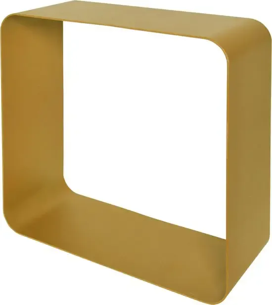 Uitverkoop Haceka Duraline Kubus geborsteld messing 28x28x12cm