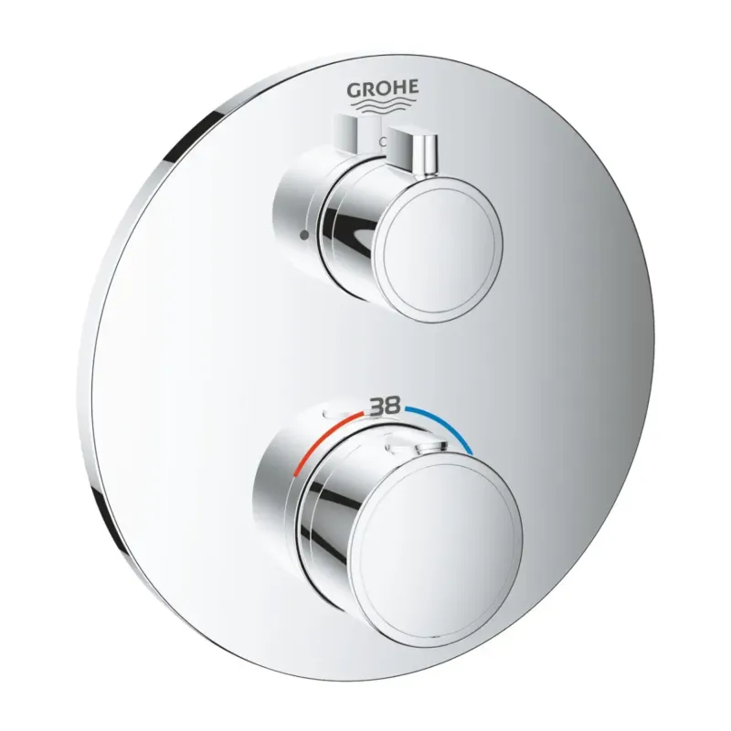 Grohe Grohtherm thermostatische mengkraan afbouwdeel rond chroom Meest Verkocht