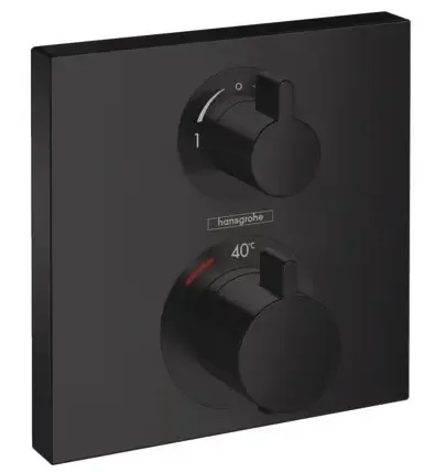 Hansgrohe Ecostat Square afbouwdeel voor inbouwthermostaat zwart Express Levering