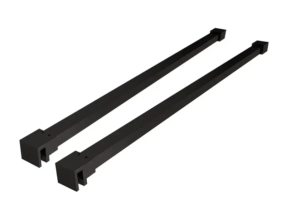 Mueller Slimline set van 2 stabilisatiestangen 120cm zwart mat Veilige Betaling