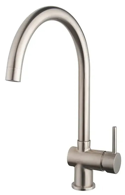 Mueller Round keuken mengkraan gebogen geborsteld staal PVD Dagaanbieding