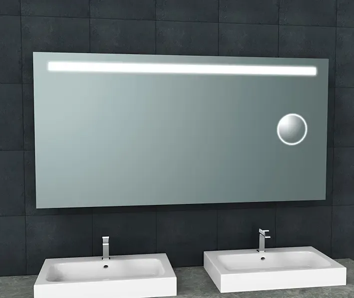 Mueller May spiegel met LED en scheerspiegel 160x80cm Fabrieksprijs