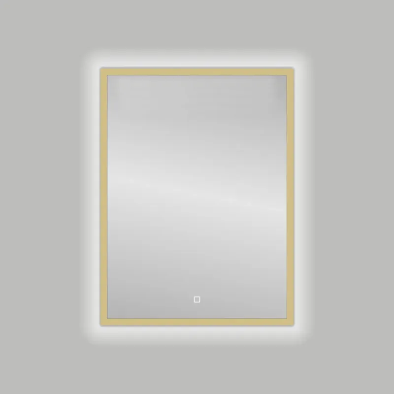 Best Design Nancy LED spiegel mat goud 60x80cm Beperkt Aanbod