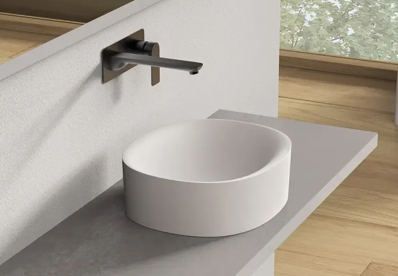 Nu Kopen SSI Design Solid Cliff waskom 40x35x12.5cm mat wit